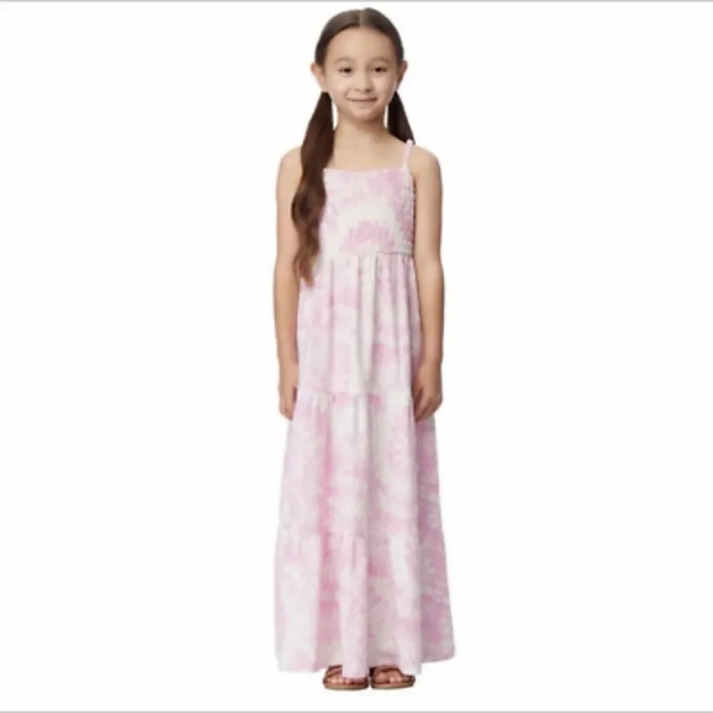 32 DEGREES Cool Youth Girl's Smocked Maxi Dress